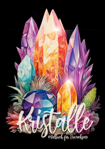 'Cover von Kristalle Malbuch für Erwachsene'-Cover
