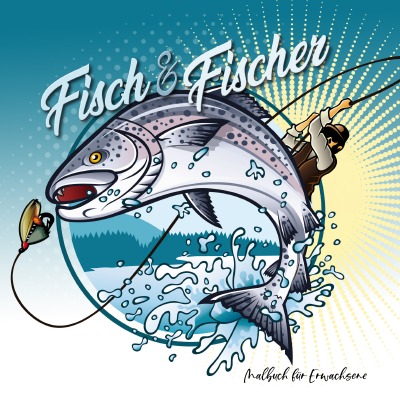 'Cover von Fisch und Fischer Malbuch für Erwachsene'-Cover