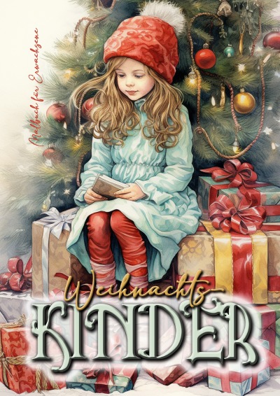 'Cover von Weihnachtskinder Malbuch für Erwachsene'-Cover