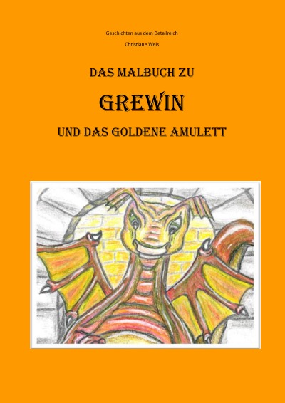 'Cover von Das Malbuch zu Grewin und das goldene Amulett'-Cover