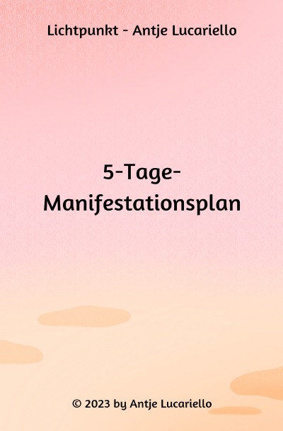 'Cover von 5-Tage-Manifestationsplan'-Cover