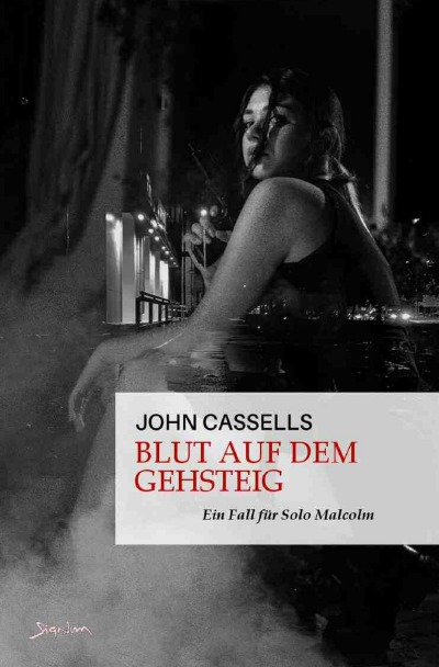 'Cover von Blut auf dem Gehsteig – Ein Fall für Solo Malcolm'-Cover