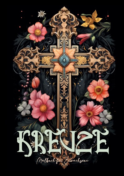 'Cover von Kreuze Malbuch für Erwachsene'-Cover