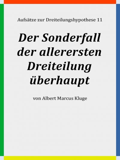 'Cover von Der Sonderfall der allerersten Dreiteilung überhaupt'-Cover