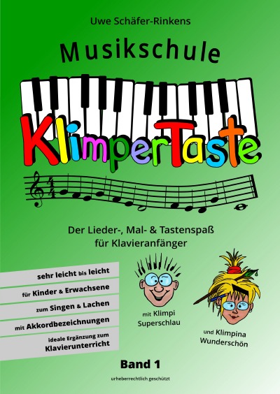 'Cover von Musikschule Klimpertaste – Der Lieder-, Mal- und Tastenspaß'-Cover