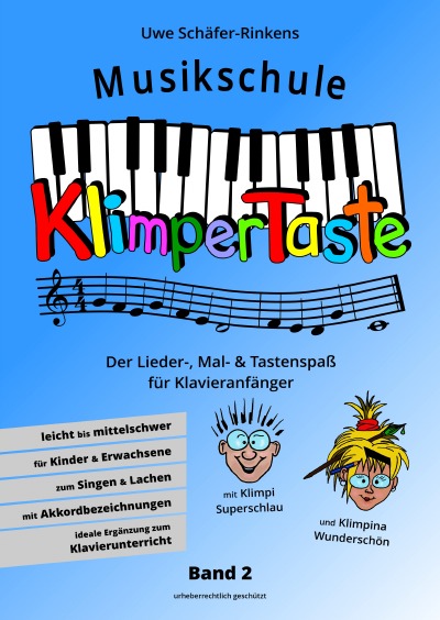 'Cover von Musikschule Klimpertaste – Der Lieder-, Mal- und Tastenspaß'-Cover