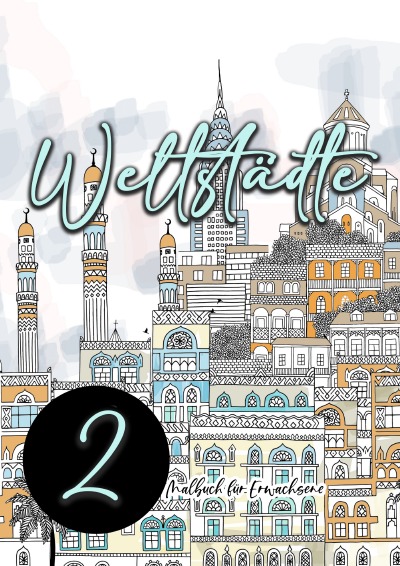 'Cover von Weltstädte Malbuch für Erwachsene 2'-Cover
