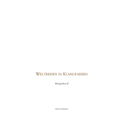 'Cover von Weltreisen in Klangfarben'-Cover