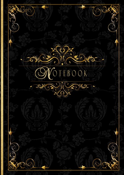 'Cover von Premium A5 Blanko-Notizbuch im Vintage-Stil'-Cover
