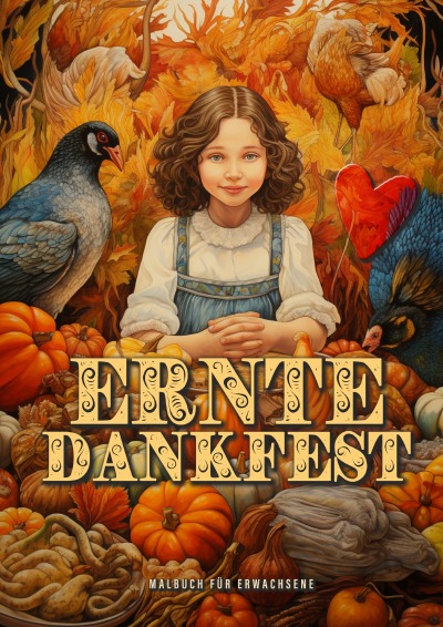 'Cover von Erntedankfest Malbuch für Erwachsene'-Cover