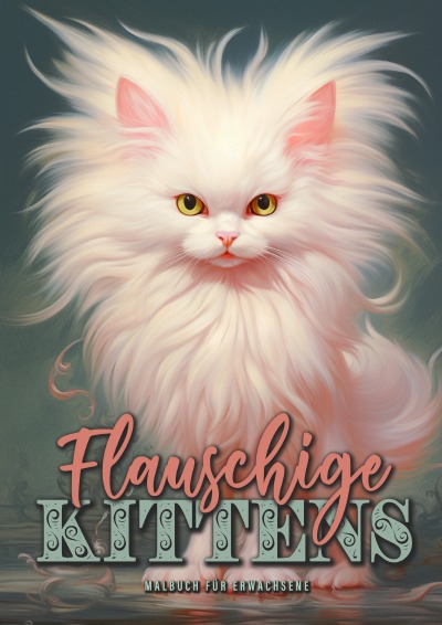 'Cover von Flauschige Kittens Malbuch für Erwachsene'-Cover