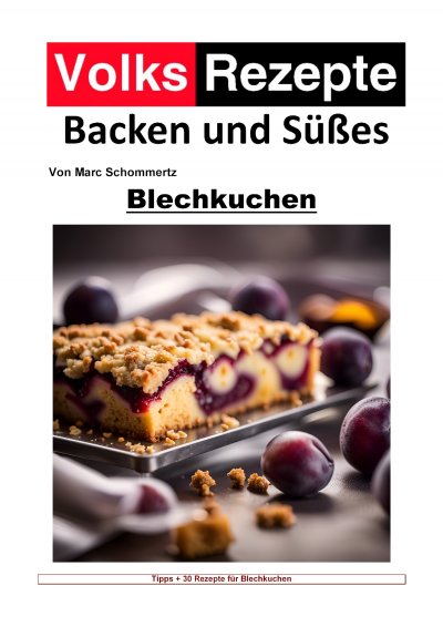 'Cover von Volksrezepte Backen und Süßes – Blechkuchen'-Cover