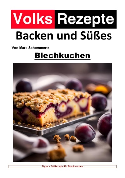 'Cover von Volksrezepte Backen und Süßes – Blechkuchen'-Cover