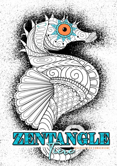 'Cover von Zentangle Tiere Malbuch für Erwachsene'-Cover