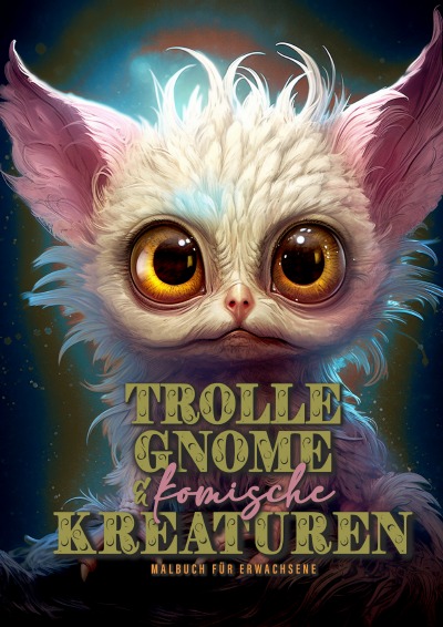 'Trolle, Gnome und komische Kreaturen Malbuch für Erwachsene'-Cover
