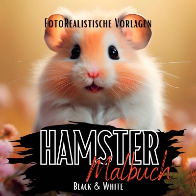 'Hamster Malbuch „Fotorealistisch“.'-Cover