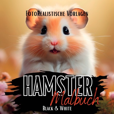 'Cover von Hamster Malbuch „Fotorealistisch“.'-Cover
