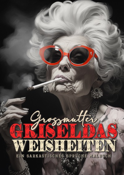 'Cover von Grossmutter Griseldas Weisheiten – Ein sarkastisches Sprüche Malbuch'-Cover