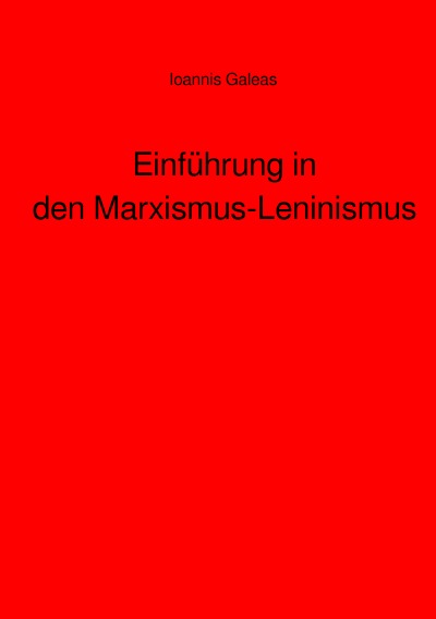 'Einführung in den Marxismus-Leninismus'-Cover