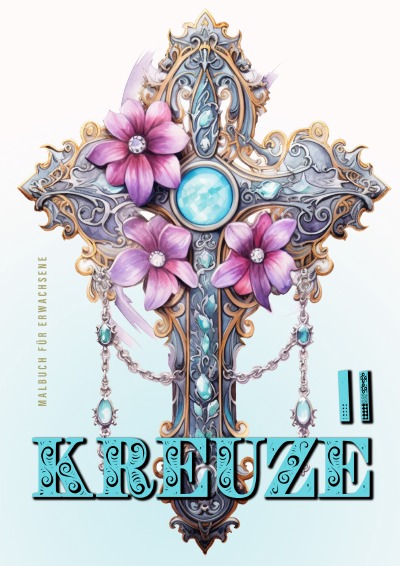 'Cover von Kreuze Malbuch für Erwachsene 2'-Cover