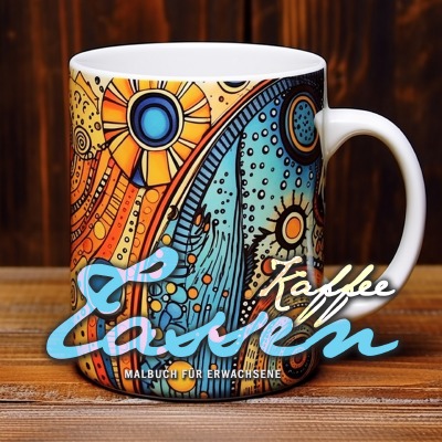 'Cover von Kaffee Tassen Malbuch für Erwachsene'-Cover