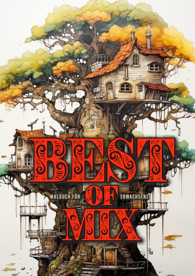 'Cover von Best of Mix Malbuch für Erwachsene'-Cover