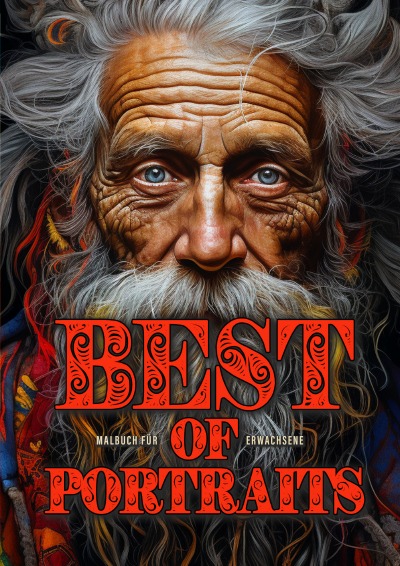 'Cover von Best of Portraits Malbuch für Erwachsene'-Cover