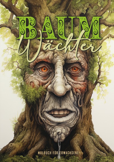 'Baumwächter Malbuch für Erwachsene Wald'-Cover