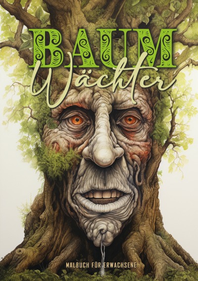 'Cover von Baumwächter Malbuch für Erwachsene Wald'-Cover