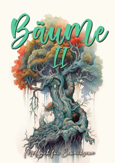 'Cover von Bäume Malbuch für Erwachsene 2'-Cover