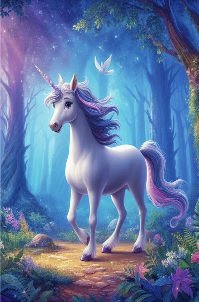 'Cover von Tagebuch Einhorn im Zauberwald'-Cover