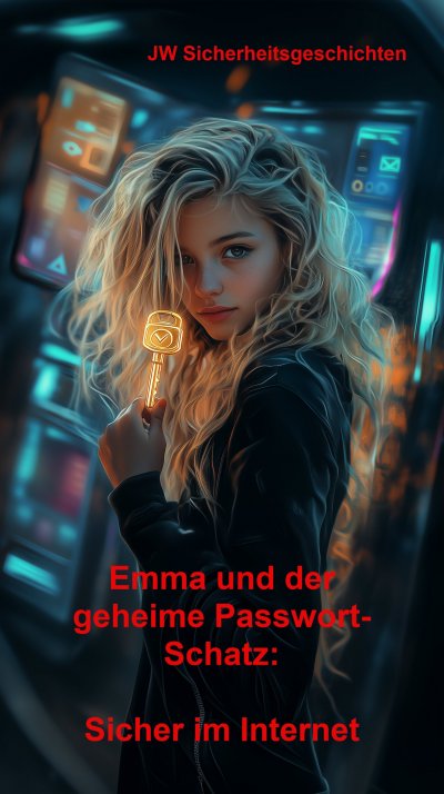 'Cover von Emma und der geheime Passwort-Schatz- Sicher im Internet'-Cover