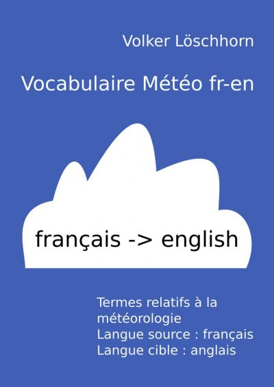 'Cover von Vocabulaire météo fr-en'-Cover