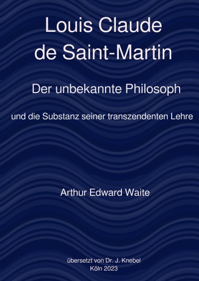 'Louis Claude de Saint-Martin'-Cover
