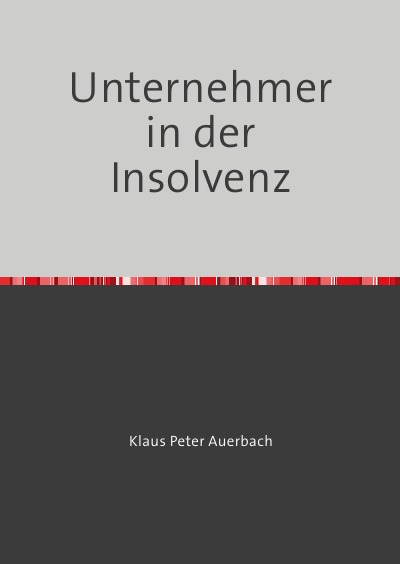 'Unternehmer  in der Insolvenz'-Cover