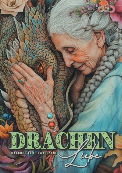 'Cover von Drachenliebe Malbuch für Erwachsene'-Cover