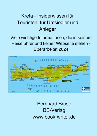 'Cover von Kreta –  Insiderwissen für Touristen, für Umsiedler und Anleger'-Cover