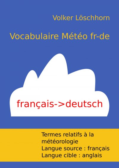 'Cover von Vocabulaire Météo fr-de'-Cover
