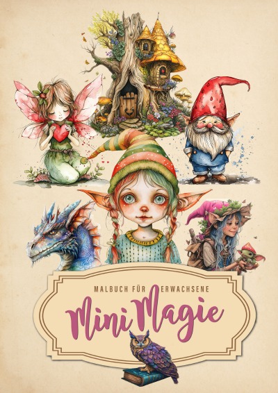 'Cover von Mini Magie Malbuch für Erwachsene'-Cover