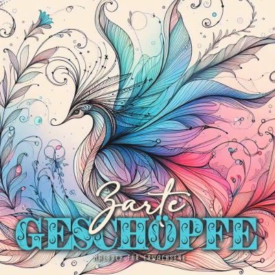 'Cover von Zarte Geschöpfe Malbuch für Erwachsene'-Cover