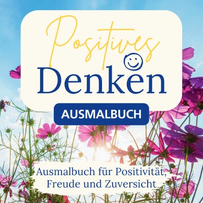 'Cover von Positives Denken Ausmalbuch'-Cover
