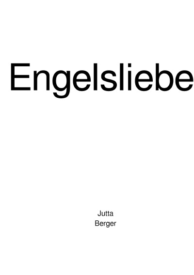 'Engelsliebe'-Cover