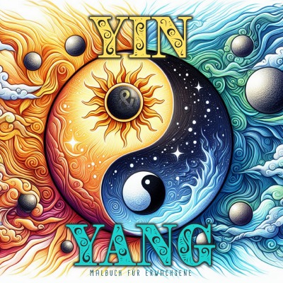 'Cover von Yin und Yang Malbuch für Erwachsene'-Cover