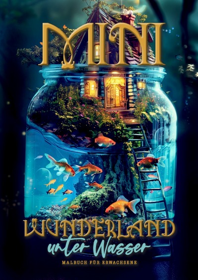 'Cover von Mini Wunderland unter Wasser Malbuch für Erwachsene'-Cover