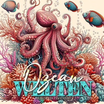'Cover von Ozean Welten Malbuch für Erwachsene'-Cover