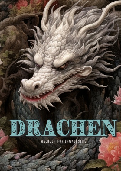 'Cover von Drachen Malbuch für Erwachsene'-Cover