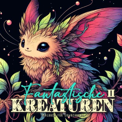 'Cover von Fantastische Kreaturen Malbuch für Erwachsene 2'-Cover