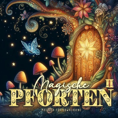 'Cover von Magische Pforten Malbuch für Erwachsene 2'-Cover