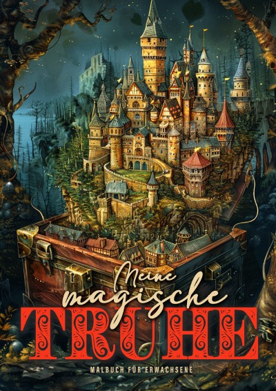 'Cover von Meine magische Truhe Malbuch für Erwachsene 2'-Cover
