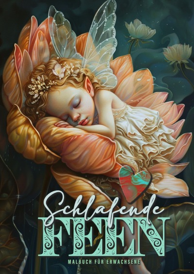 'Cover von Schlafende Feen Malbuch für Erwachsene'-Cover